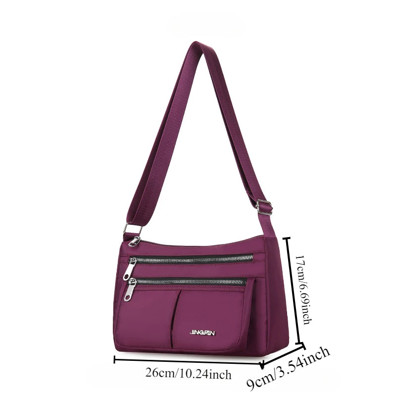 Leichte Nylon-Crossbody-Tasche