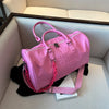 Crocodile Grain Large Capacity Travel Duffle Bag