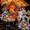 Solarbetriebene LED-Schmetterlings-Gartenlampen