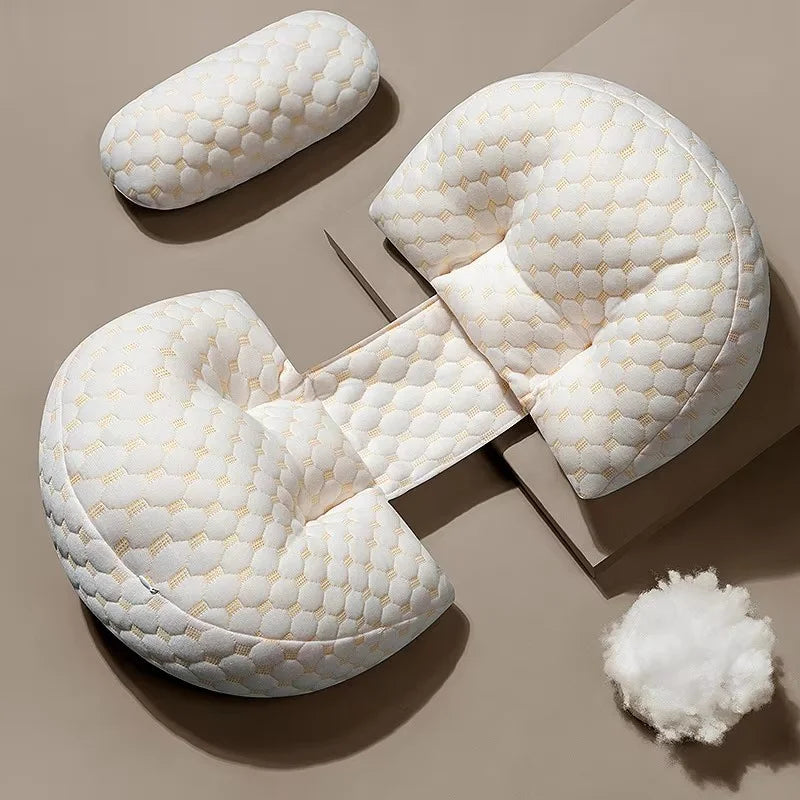 U-Shaped Maternity Body Pillow for Side Sleeping