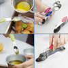 Stainless Steel Magnetic Measuring Spoons - Set of 8