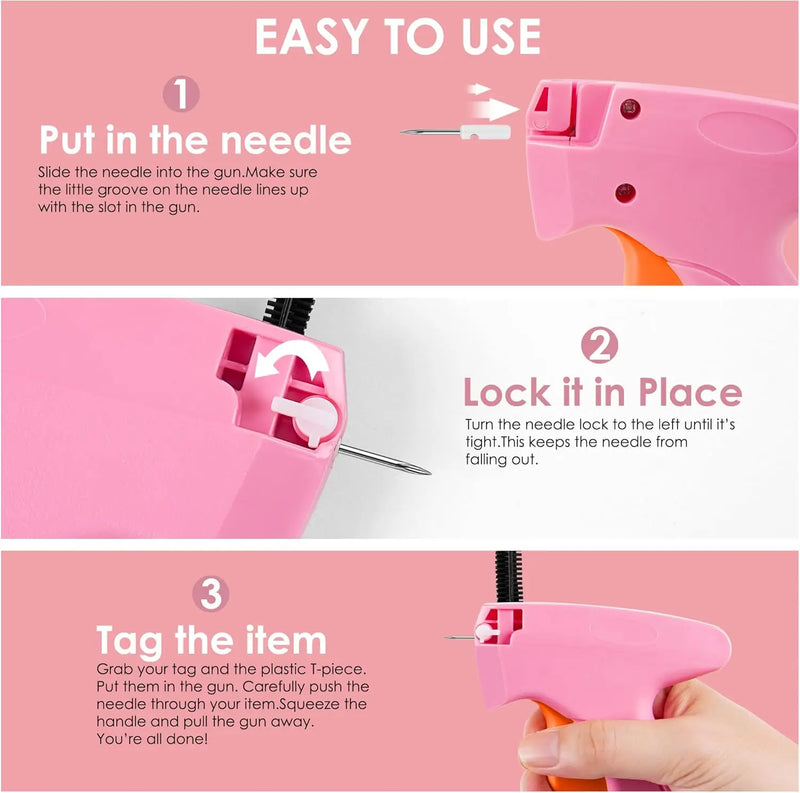 Portable Handheld Fabric Stapler for Quick Clothing Repairs