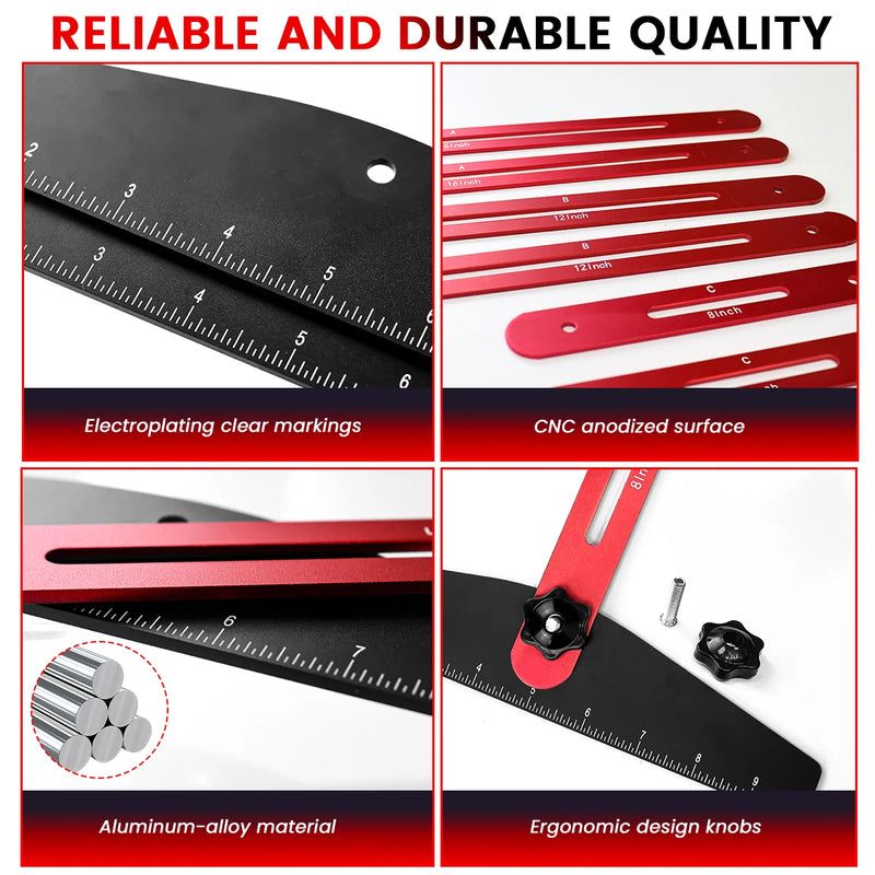 Adjustable Stair Tread Template & Measuring Jig