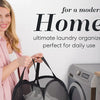 Collapsible Mesh Laundry Basket with Handles