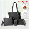 4-Piece PU Leather Crossbody Bag Set