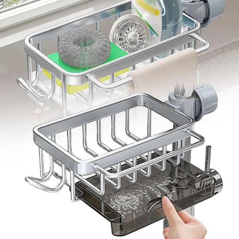 Adjustable Over-Faucet Kitchen Sink Organizer