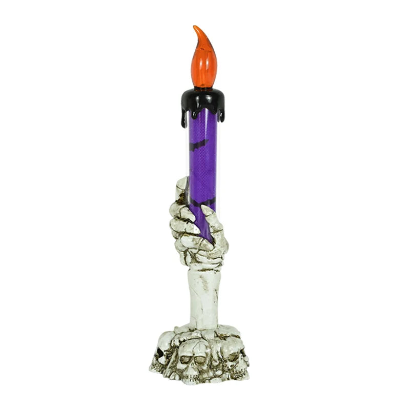LED Skeleton Ghost Hand Candles for Halloween Decor