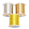 Three spools of copper clad steel sculpting wire for craft and jewelry making
