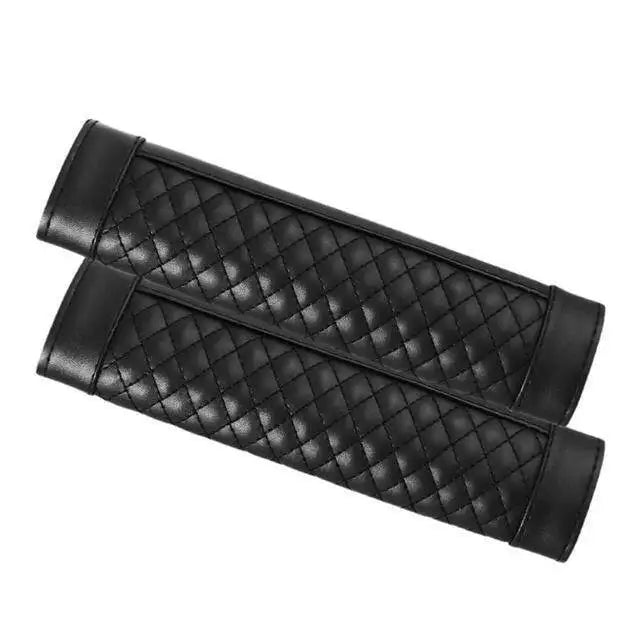 Premium PU Leather Seat Belt Covers
