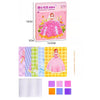 Rainbow Paper Puncture Painting Craft Kit for Kids