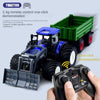 Remote-Controlled Farm Tractor Toy with Realistic Engineering Details