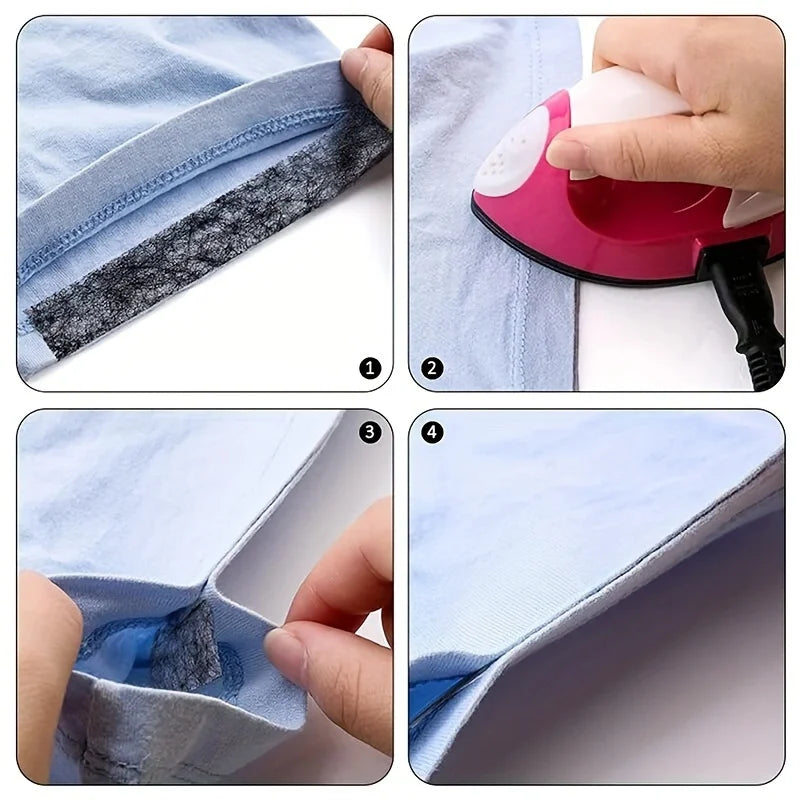 Double-Sided Iron-On Adhesive Fabric Tape