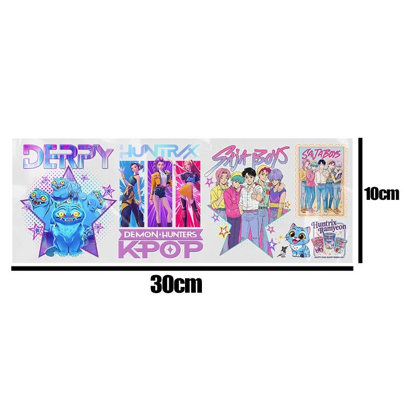 UV DTF Waterproof Transfer Stickers for Custom DIY Decor
