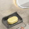 No-Drill Wall Mounted Soap Holder with Drainage