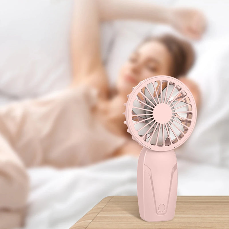 Pocket-Sized USB Rechargeable Handheld Fan