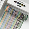 Retro Washi Tape Set – 20 Rolls for DIY Crafting & Journaling