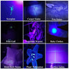 Rechargeable UV Blacklight Flashlight with Zoom