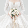 Champagne Ivory Artificial Rose Wedding Bouquet