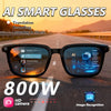 AI Translation Smart Glasses with 8MP Camera & Bluetooth Audio