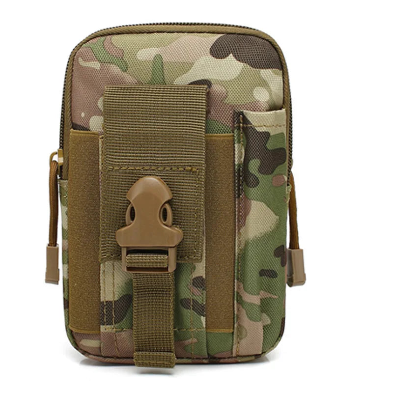 Camouflage Tactical Leg Bag with Adjustable Straps