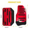 Non-Slip Aluminum Pedal Covers for Gas and Brake