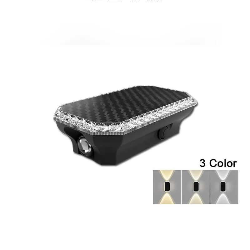 Solar-Powered RGB Wall Wash Light