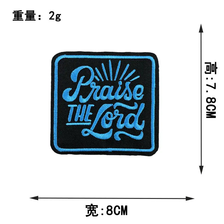 Embroidered Iron-On Patches for Clothing & Accessories