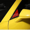 Yellow interior and exterior trim kit for a Chevrolet Camaro showing a close-up detail.