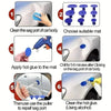 Paintless Dent Repair Kit with T-Bar Puller and 18 Pulling Tabs
