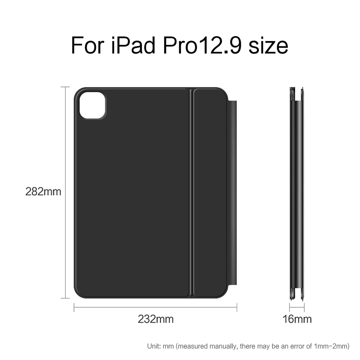 Bluetooth Keyboard Case with Touchpad for iPad Pro, Air & Standard Models
