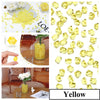 Yellow acrylic crushed ice gems used for vase fillers and decor