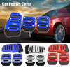 Aluminum Car Pedal Cover Set - Non-Slip Brake & Foot Pedals