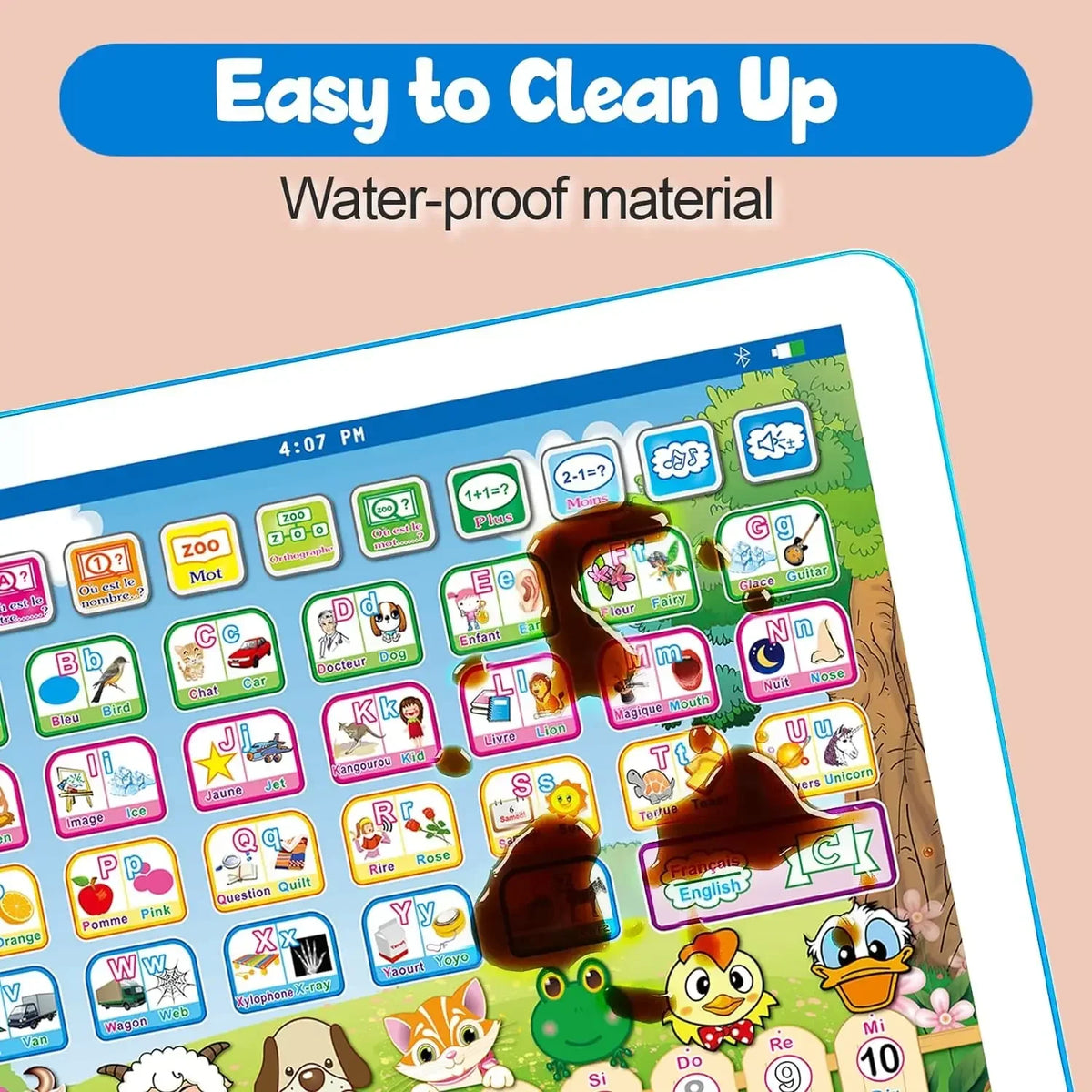 Bilingual French-English Learning Tablet for Kids