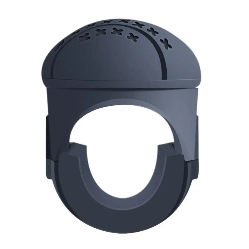 A dark gray 360 degree steering wheel knob designed for effortless one-hand control.