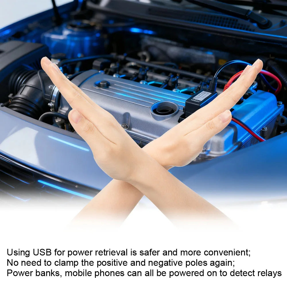12V Automotive Relay Tester with LED Indicators