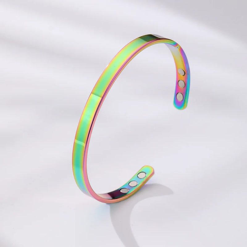 Adjustable Magnetic Cuff Bracelet