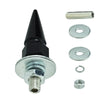 M6 License Plate Screw & Nut Set with 6-Point Thread Repair Tool