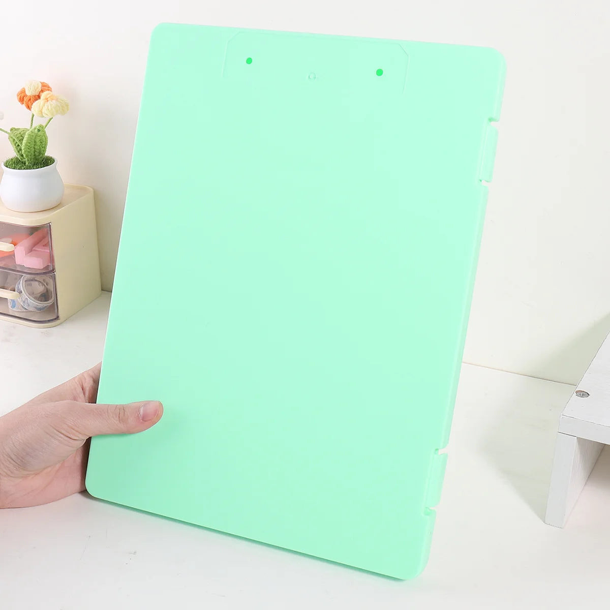 2-in-1 A4 Writing Board & Document Storage Box