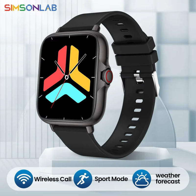 Montre Connectée avec Appels Bluetooth & Suivi de Santé