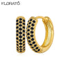 Minimalist CZ Huggie Hoop Earrings