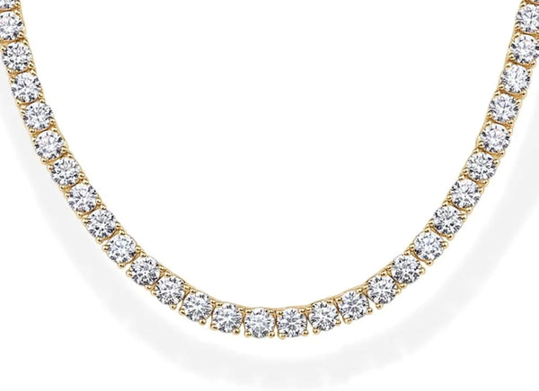 Simulated Diamond Tennis Necklace
