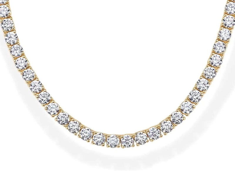 Simulated Diamond Tennis Necklace