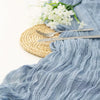 Sage Green Gauze Table Runner