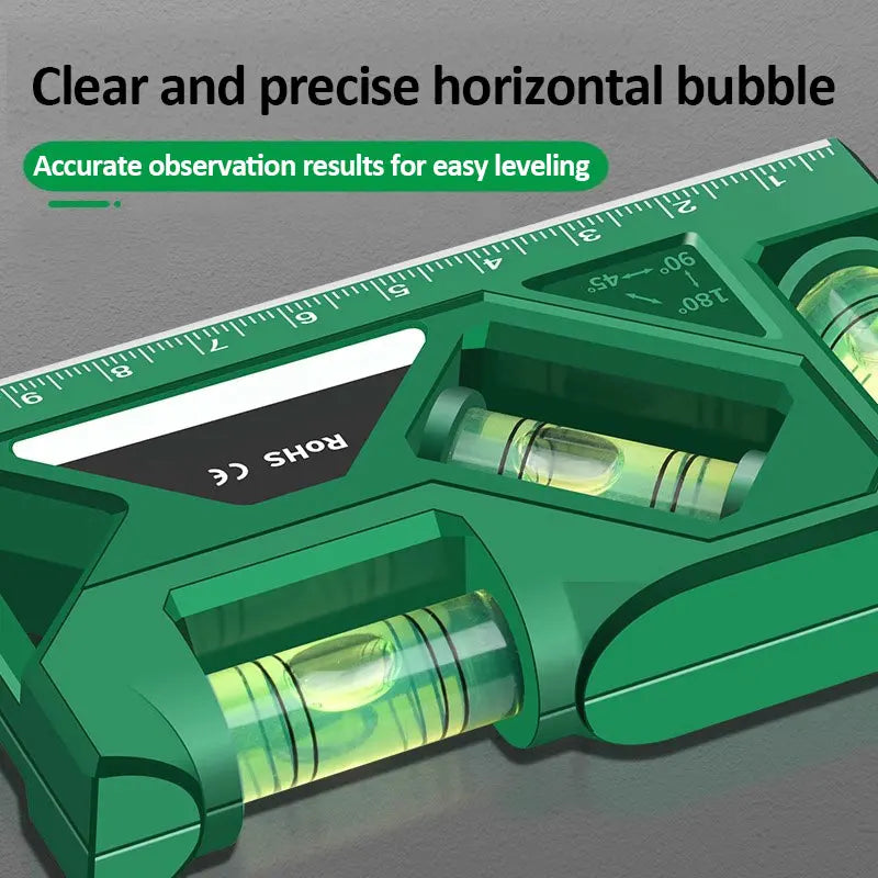 Magnetic Pocket Level Gauge with 3-Axis Precision