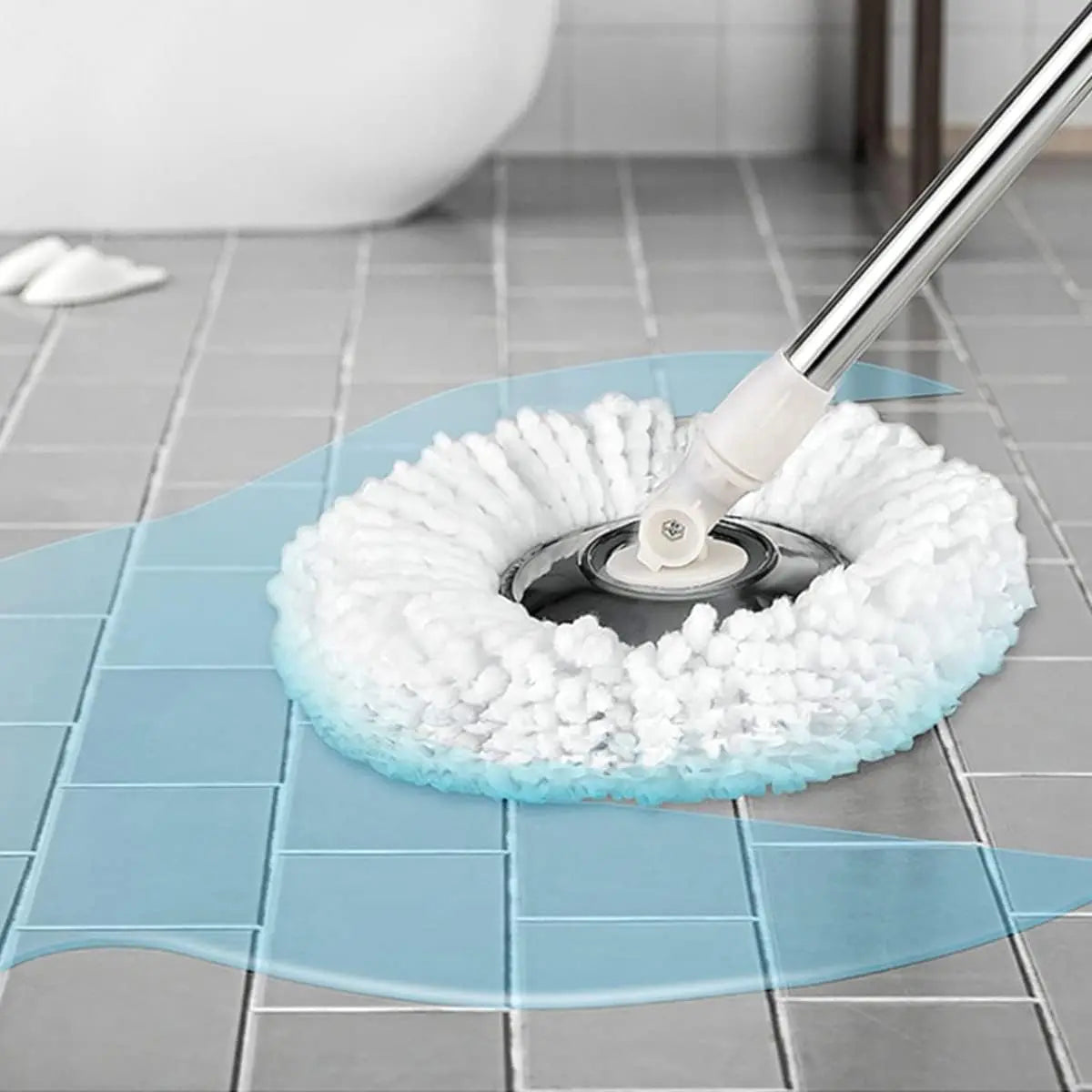 Microfiber Replacement Mop Heads for Spin Mop (Set of 4/8)