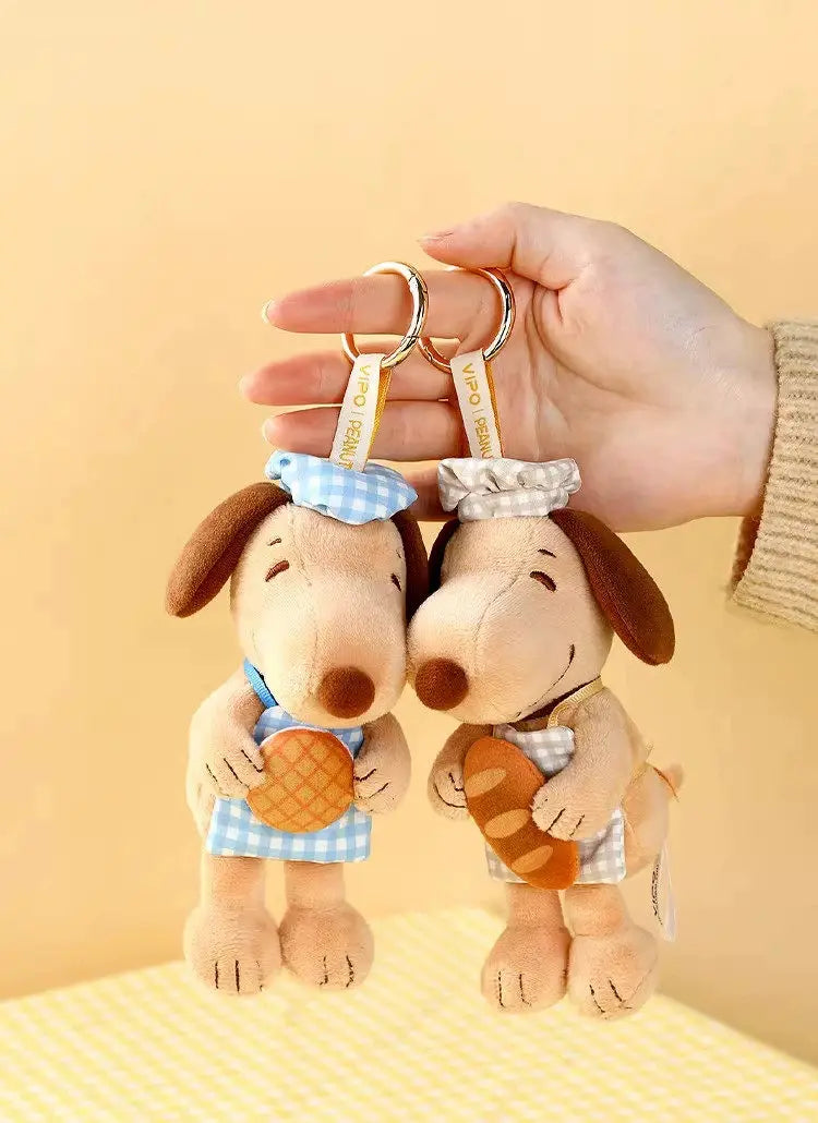 Snoopy Baking Series Plush Keychain – Official Peanuts Collectible
