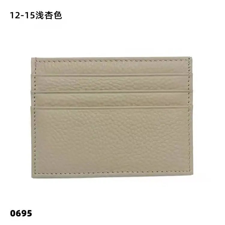 Genuine Leather Credit Card Holder – Slim ID & Card Case