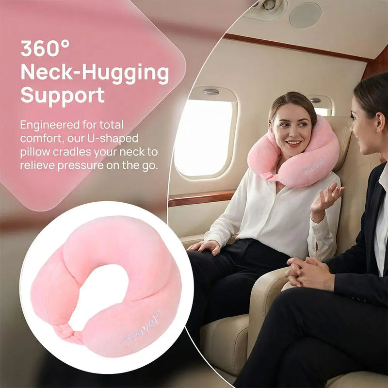 Ergonomisches U-förmiges Reise-Kopfkissen