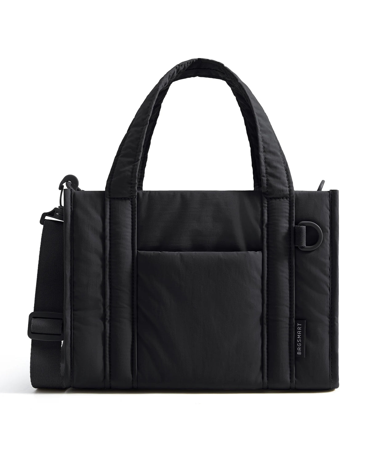 Lightweight Quilted Tote Bag with Crossbody Strap