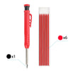 Precision Carpenter's Mechanical Pencil with Integrated Sharpener